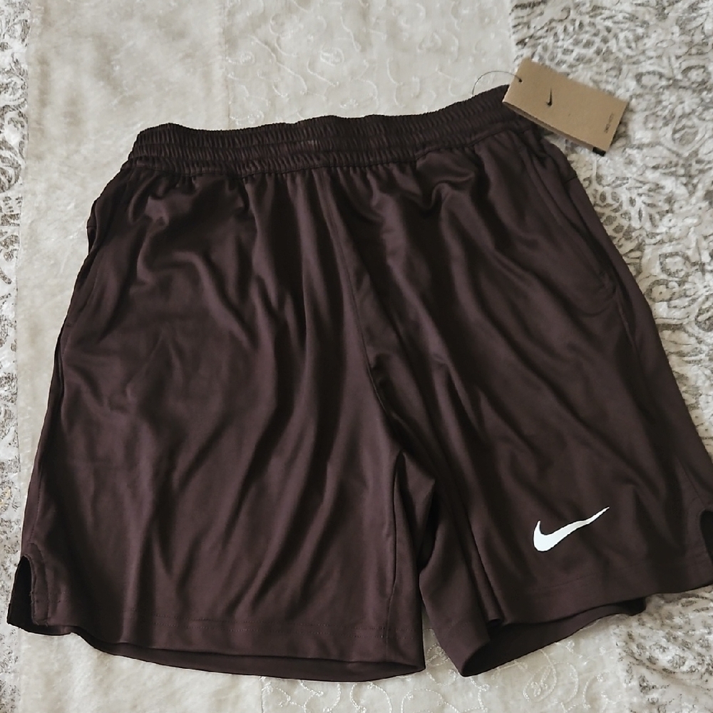 Nike Women - Small Dark Brown Athletic Shorts - INSEAM 7"